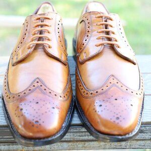 Allen Edmonds 9.5-D 19/22 Men's Wingtip Derby Lace Up Dress Shoes